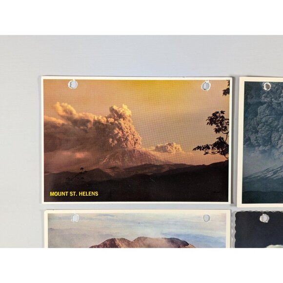 Vintage 1980 Mount St Helens Washington USA Volcano eruption post cards x 4, - Picture 5 of 10